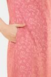 Amante Lounge Laze Dress - Pink Abstract Print — thumbnail 5